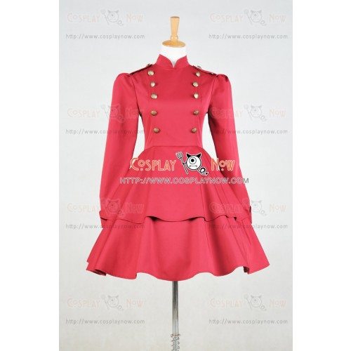 Lolita Dress Victorian Lolita Steampunk Military Coat Gothic Cosplay Costume