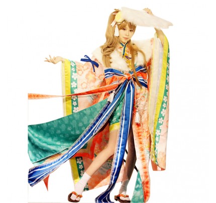 Love Live LoveLive Cosplay Minami Kotori Costume Kimono