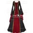 Carnival Renaissance Medieval Antique Anna Schwarz-Bordeaux Red Lolita Dress Robe