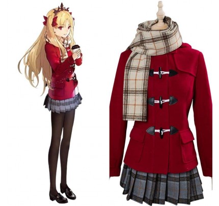 Fate Grand Order Anime FGO Fate Go Ereshkigal Winter Caual Wear Cosplay Costume