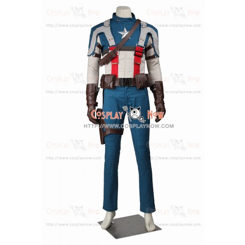 Captain America The First Avenger Cosplay Steve Rogers Uniform