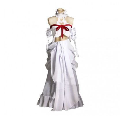 Sword Art Online Cosplay Asuna Yuuki White Uniform Dress Costume
