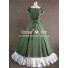 Colonial Cosplay Lolita Green Dress Ball Gown Prom