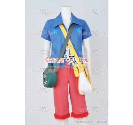 One Piece Strong World Monkey D Luffy Cosplay Costume 