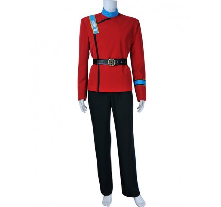 Star Trek II Cosplay The Wrath Of Khan Chekov McCoy Uhura Costume