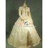 Victorian Lolita Queen Elizabeth Tudor Historical Gothic Lolita Dress Golden Floral