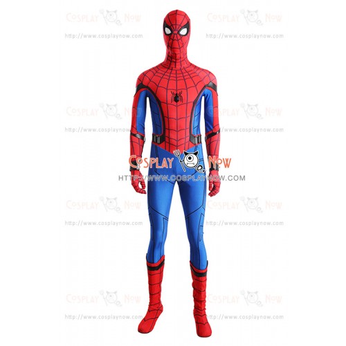 Spider Man Homecoming Peter Parker Cosplay Costume Jumpsuit