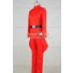 Star Wars Imperial Stormtrooper Officer Admiral Cosplay Costume Red