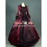 Victorian Lolita Marie Antoinette Lace Gothic Lolita Dress Burgundy