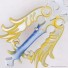 Kingdom Hearts Oathkeeper Keyblade PVC Cosplay Prop