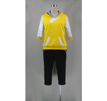 Pokemon Go Male Trainer Yellow Cosplay Costume