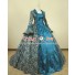 Victorian Lolita Georgian Reenactment Gothic Dress Emerald Floral