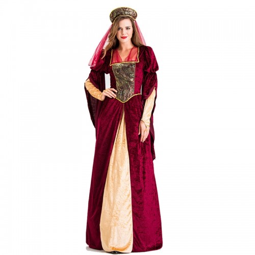 Retro Ancient Arabic Cosplay Cleopatra Pharaoh Costume Performance Stage Dress