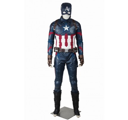 Captain America 3 Steve Rogers Cosplay Jumpsuit