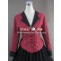 Civil War Cotton Satin Tartan Gown Dress