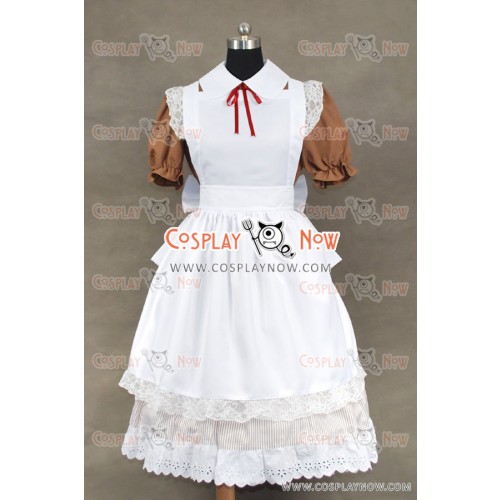 Hetalia: Axis Powers Italy Maid Dress Cosplay Costume