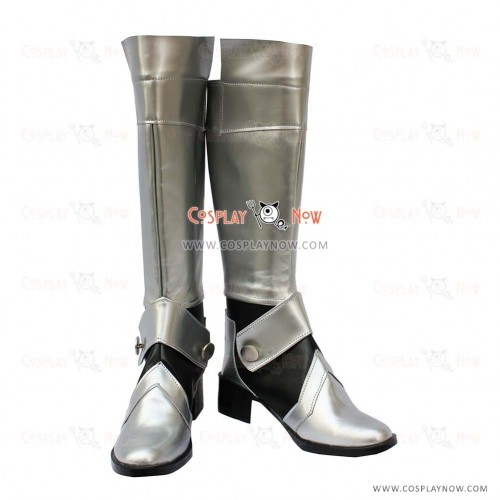 Fate Stay Night Fate Zero Saber Cosplay Shoes Altria Pendragon King Arthur Silver Boots