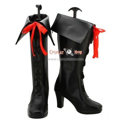 AKB0048 Cosplay Shoes Hikari Kimishima Black Boots