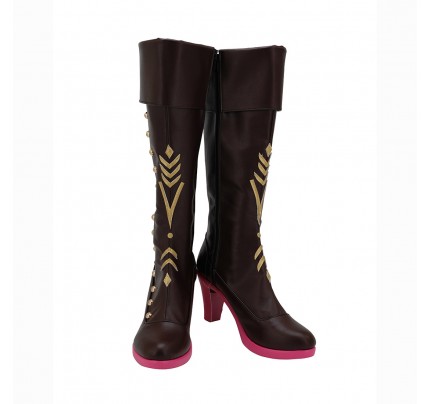 Princess Anna Cosplay Boots From Frozen 2 