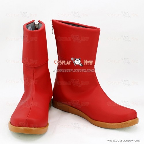 Fairy Tail Cosplay Shoes Levy Mcgarden Red Boots