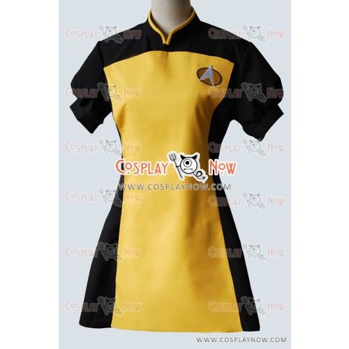 Star Trek Cosplay TNG Skant Yellow Costume
