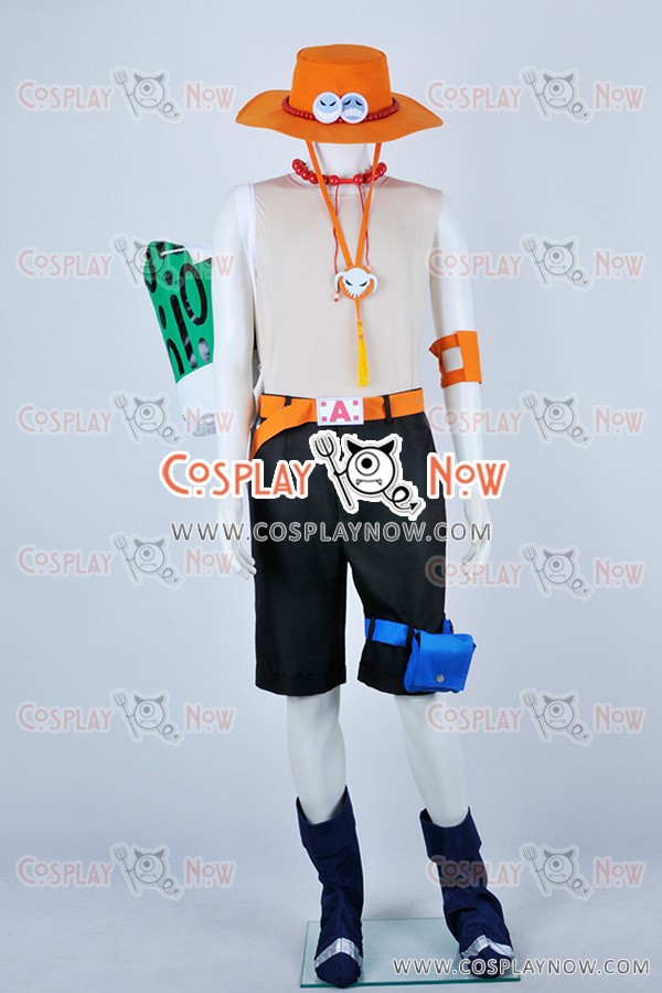 One Piece Cosplay Fire Fist Ace Portgas D Ace Costume
