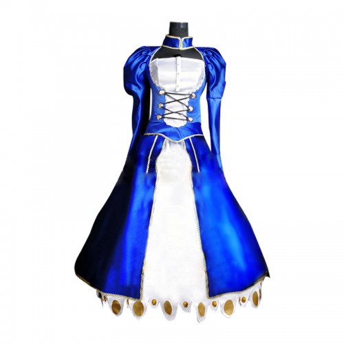 Fate stay night Fate Zero Cosplay Saber Dress Costume