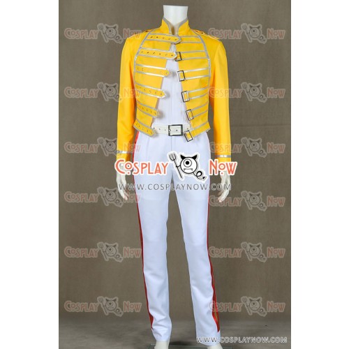 Queen Band Lead Vocals Freddie Mercury Cosplay Costume