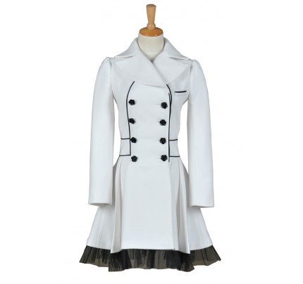 RWBY Season 2 White Trailer Weiss Schnee Cosplay Costume 