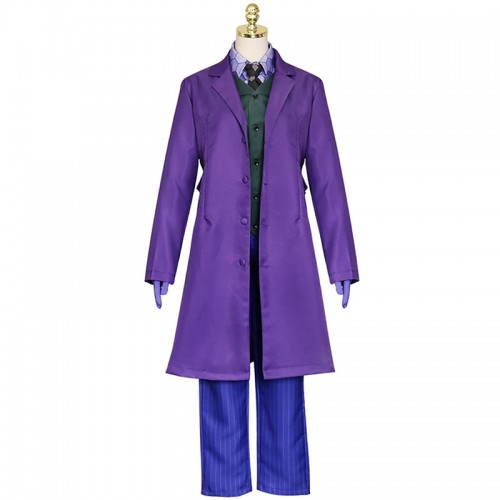 Batman The Dark Knight Cosplay The Joker Costume Suit Uniform