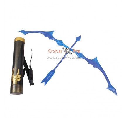 League of Legends Ashe Bow Arrow and Arrow Holder Cosplay Props