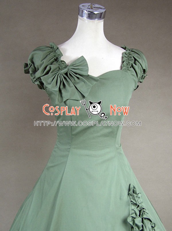 green southern belle dress