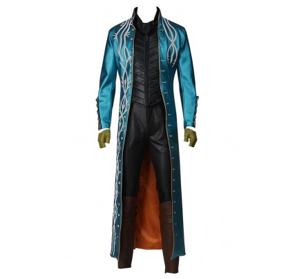 Vergil Costume For Devil May Cry 3 Dante's Awakening Cosplay