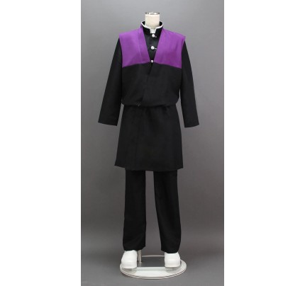 Demon Slayer: Kimetsu No Yaiba Shinazugawa Genya Cosplay Costume