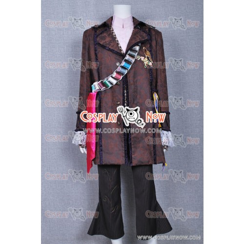 Alice In Wonderland Johnny Depp Mad Hatter Cosplay Costume