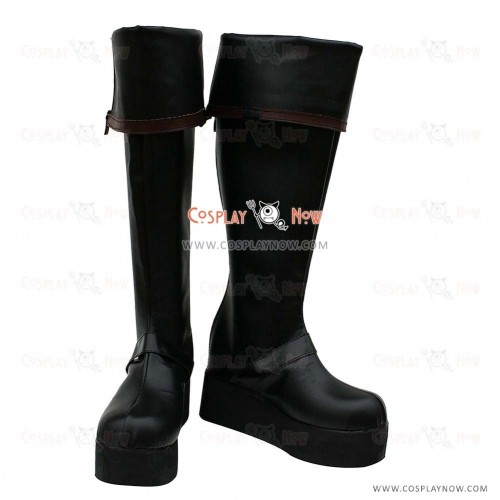 D Gray-Man Cosplay Shoes Yu Kanda Boots