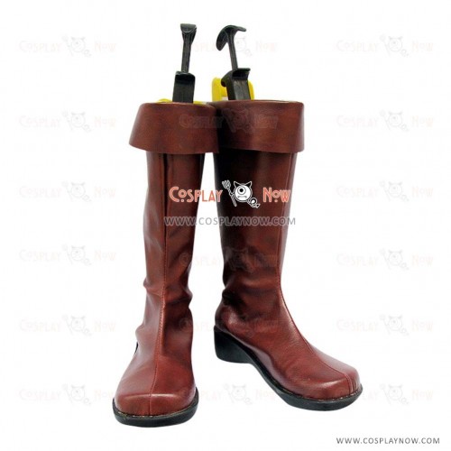 Mobile Suit Gundam 00 Cosplay Shoes Dark Brown Boots