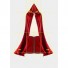 Historical Vintage Cosplay Wizard Grim Reaper Costume Cape Cloak