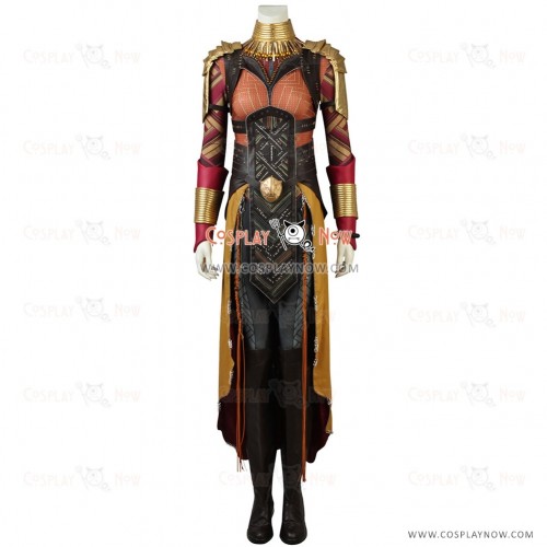 Black Panther Okoye Coslay Costume with printing