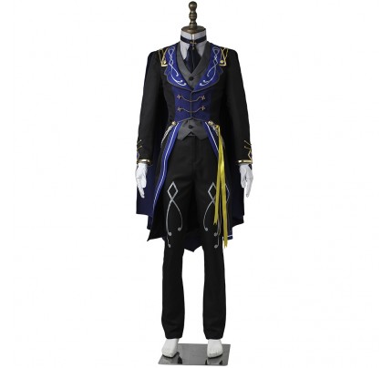 Ensemble Stars Reminiscence Monochrome Checkmate Cosplay Leo Tsukinaga Costume