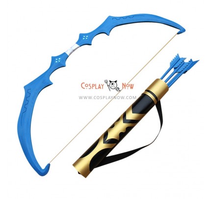 League of Legends LOL Ashe Shooter Bow Arrow and Arrow Holder PVC Cosplay Props