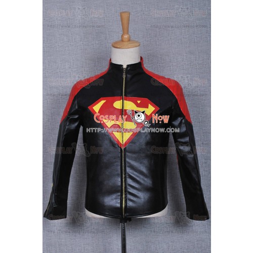 Superman Smallville Clark Kent Cosplay Costume Jacket Black