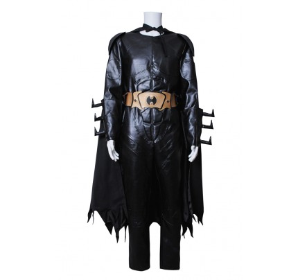 Batman Cosplay Black Leather Costume