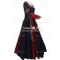 Carnival Renaissance Medieval Robe Guinevere Black Bordeaux Dress