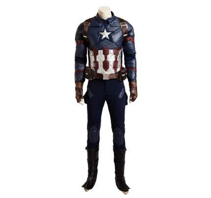 Captain America Steve Rogers Costume For Captain America Civil War Cosplay New Version