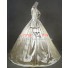 Renaissance Colonial Gothic Satin Ball Gown Prom Brocade Dress