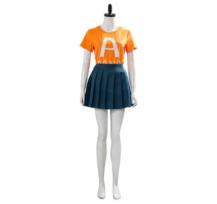 My Hero Academia Boku No Hiro Akademia Ochako Uraraka Cosplay Costume