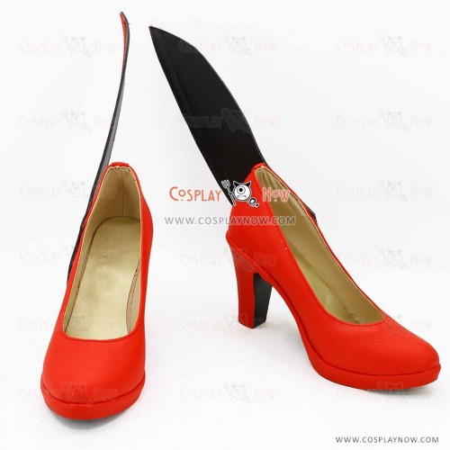 Kantai Collection Fleet Girls Takao Red & Black Cosplay Shoes