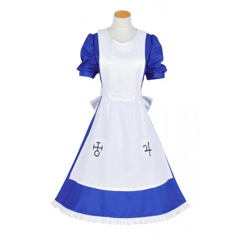 Alice: Madness Returns Cosplay Alice Blue Dress Costume