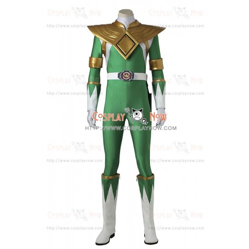 Power Rangers Cosplay Dragon Ranger Green Power Ranger Costume